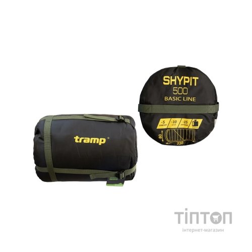 Спальний мішок Tramp Shypit 500 Left Olive (UTRS-062R-L)