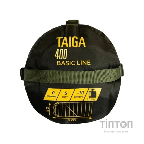 Спальний мішок Tramp_ТОВ Shypit 400 Olive Right (UTRS-060R-R)