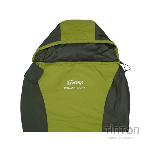 Спальний мішок Tramp Windy Light кокон лівий olive (UTRS-055-olive-L)