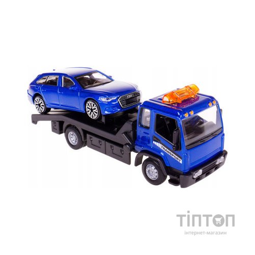 Спецтехніка Bburago Евакуатор з автомоделлю Audi A6 Avant (18-31418)