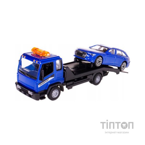 Спецтехніка Bburago Евакуатор з автомоделлю Audi A6 Avant (18-31418)