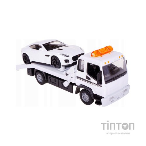 Спецтехніка Bburago Евакуатор з автомоделлю Jaguar F-Type R Dynamic V6 (18-31419)