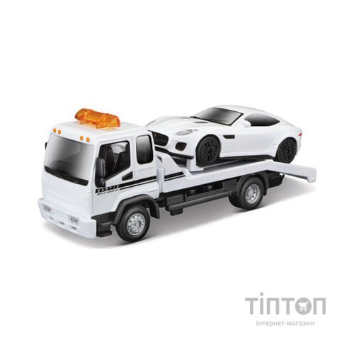 Спецтехніка Bburago Евакуатор з автомоделлю Jaguar F-Type R Dynamic V6 (18-31419)