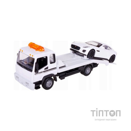 Спецтехніка Bburago Евакуатор з автомоделлю Jaguar F-Type R Dynamic V6 (18-31419)