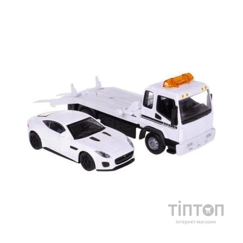 Спецтехніка Bburago Евакуатор з автомоделлю Jaguar F-Type R Dynamic V6 (18-31419)