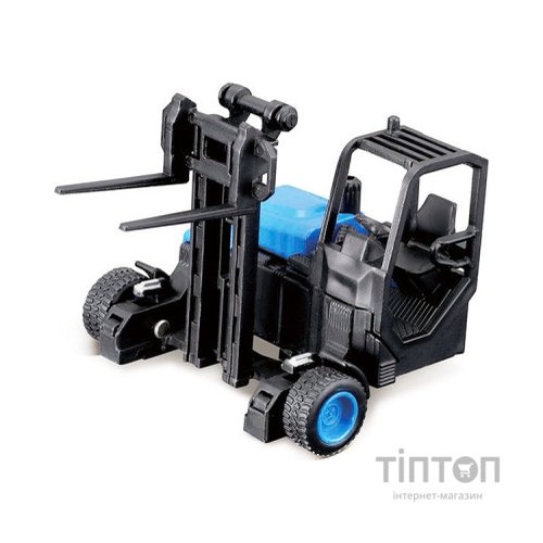 Спецтехніка Bburago Фура Mercedes-Benz Actros з навантажувачем (18-31471)