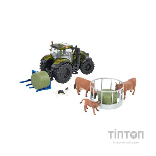 Спецтехніка Britains Модель трактора Valtra з аксесуарами та фігурками 1:32 (43323)