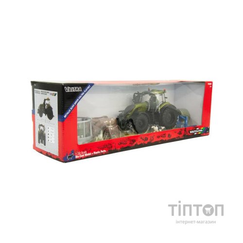 Спецтехніка Britains Модель трактора Valtra з аксесуарами та фігурками 1:32 (43323)