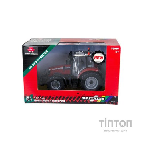 Спецтехніка Britains Трактор Massey Ferguson 6718 S 1:32 (43235)