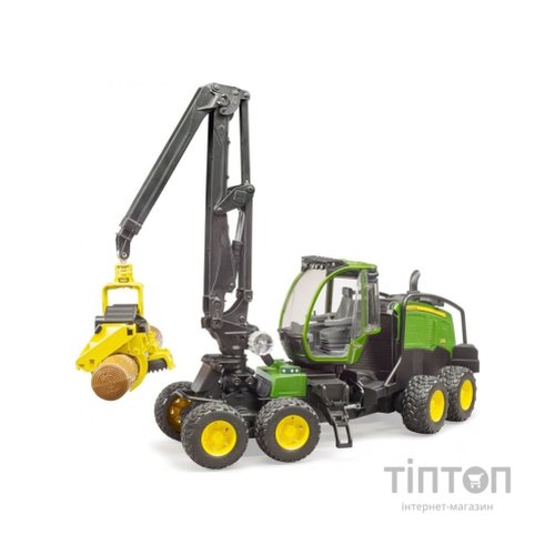 Спецтехніка Bruder Харвестер John Deere 1270G з 1 колодою (02135)