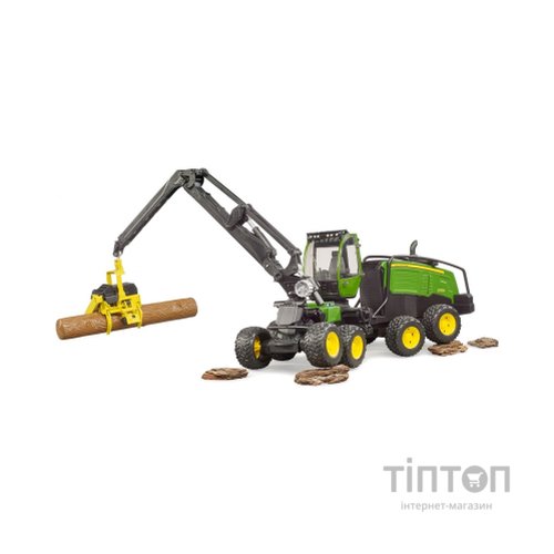 Спецтехніка Bruder Харвестер John Deere 1270G з 1 колодою (02135)