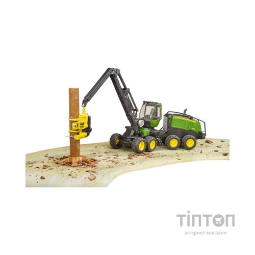 Спецтехніка Bruder Харвестер John Deere 1270G з 1 колодою (02135)