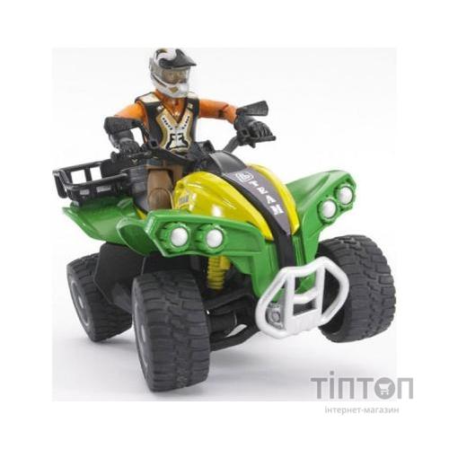 Спецтехніка Bruder квадроцикл і фігурка водія (63000)