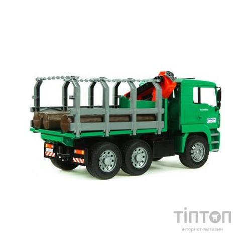 Спецтехніка Bruder MAN перевізник колод (02769)