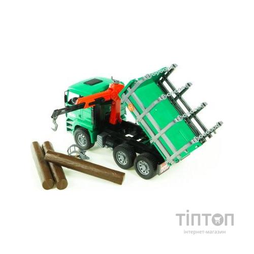 Спецтехніка Bruder MAN перевізник колод (02769)