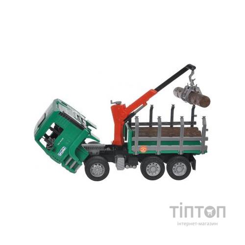 Спецтехніка Bruder MAN перевізник колод (02769)