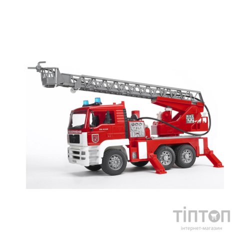 Спецтехніка Bruder Пожежна вантажівка зі сходами М1:16 (02771)