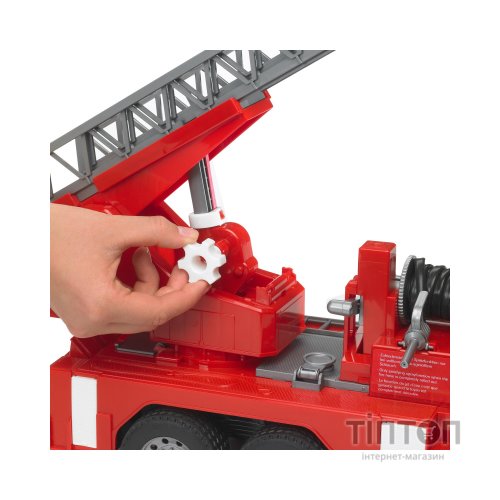 Спецтехніка Bruder Пожежна вантажівка зі сходами М1:16 (02771)