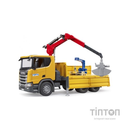 Спецтехніка Bruder Scania Super 560R з краном-маніпулятором 1:16 з аксесуарами (03551)
