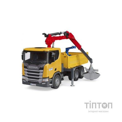 Спецтехніка Bruder Scania Super 560R з краном-маніпулятором 1:16 з аксесуарами (03551)