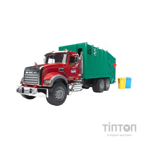 Спецтехніка Bruder Сміттєвоз Bruder Mack Granite М1:16 (02812)