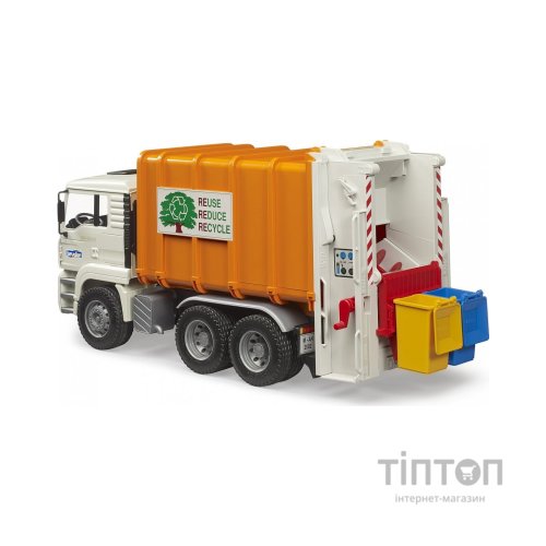 Спецтехніка Bruder Сміттєвоз MAN TGA 1:16 (02772)