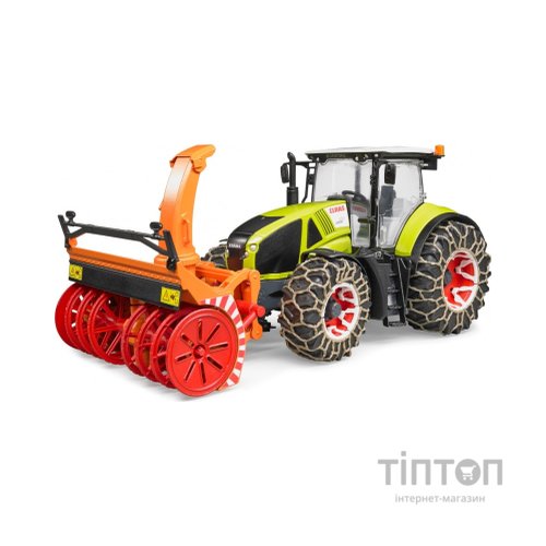 Спецтехніка Bruder Трактор Claas Axion 950 для прибирання снігу (03017)