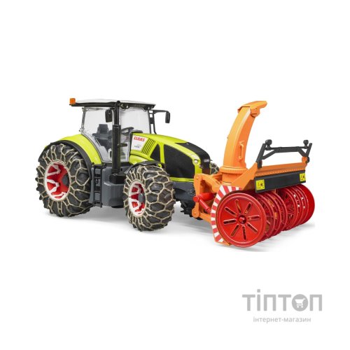 Спецтехніка Bruder Трактор Claas Axion 950 для прибирання снігу (03017)
