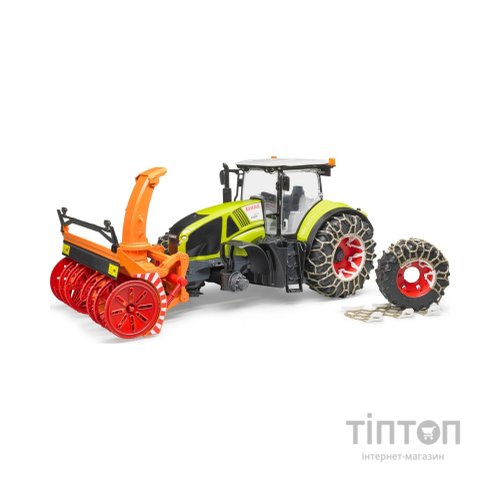Спецтехніка Bruder Трактор Claas Axion 950 для прибирання снігу (03017)