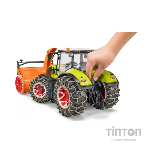 Спецтехніка Bruder Трактор Claas Axion 950 для прибирання снігу (03017)