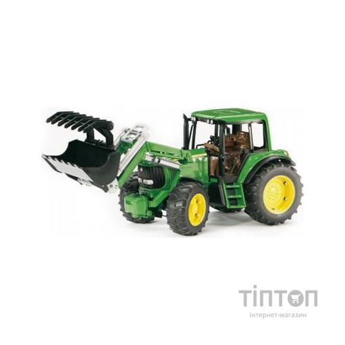 Спецтехніка Bruder трактор Джон з навантажувачем 1:16 (02052)
