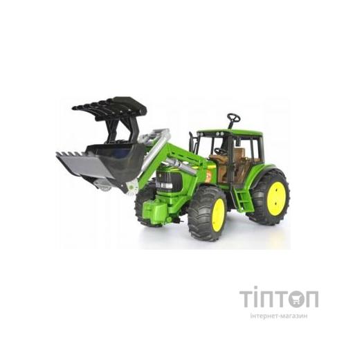 Спецтехніка Bruder трактор Джон з навантажувачем 1:16 (02052)