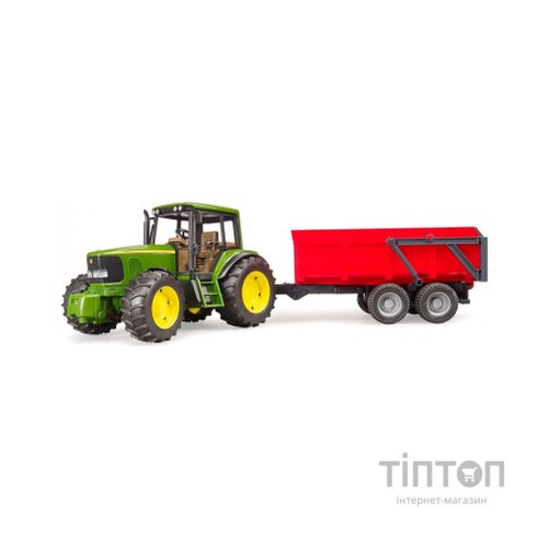 Спецтехніка Bruder трактор John Deere 6920 із причепом (02057)