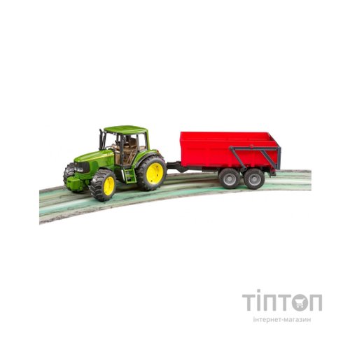 Спецтехніка Bruder трактор John Deere 6920 із причепом (02057)