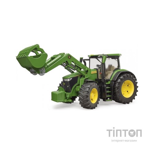 Спецтехніка Bruder трактор John Deere 7R 350 з навантажувачем (03151)