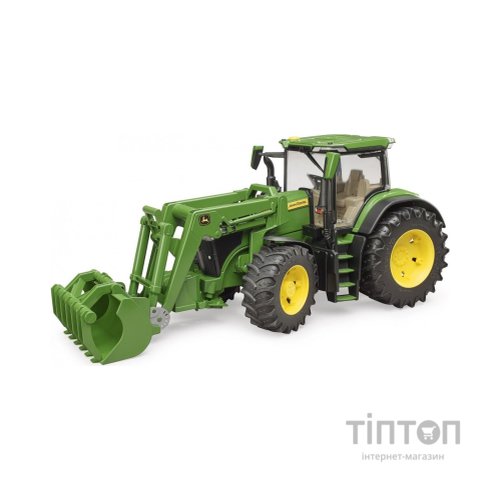 Спецтехніка Bruder трактор John Deere 7R 350 з навантажувачем (03151)