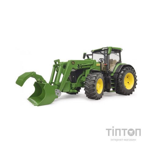 Спецтехніка Bruder трактор John Deere 7R 350 з навантажувачем (03151)