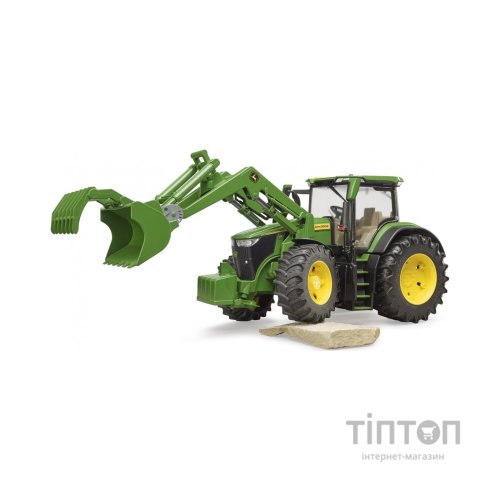 Спецтехніка Bruder трактор John Deere 7R 350 з навантажувачем (03151)