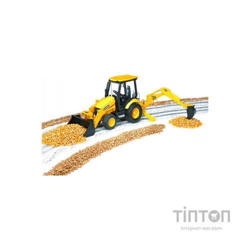 Спецтехніка Bruder Тягач Man TGA з екскаватором JCB MIDI CX (01654)