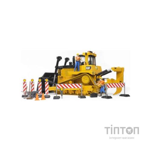 Спецтехніка Bruder великий гусеничний бульдозер CAT, М1: 16 (02452)