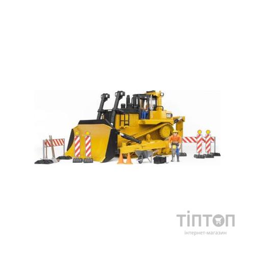 Спецтехніка Bruder великий гусеничний бульдозер CAT, М1: 16 (02452)