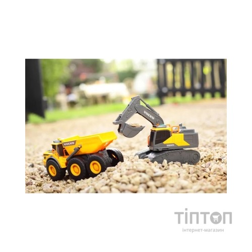 Спецтехніка Dickie Toys Екскаватор Вольво зі звук. та світл. ефект., 23 см (3723008)
