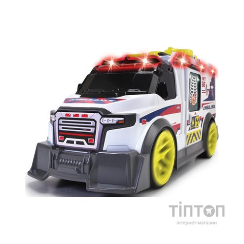 Спецтехніка Dickie Toys Функціональний автомобіль Швидка допомога з аксесуарами зі звуком та світловими ефектами 41 см (3307003)