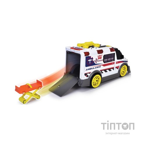 Спецтехніка Dickie Toys Функціональний автомобіль Швидка допомога з аксесуарами зі звуком та світловими ефектами 41 см (3307003)