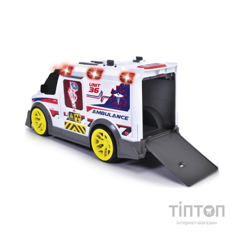 Спецтехніка Dickie Toys Функціональний автомобіль Швидка допомога з аксесуарами зі звуком та світловими ефектами 41 см (3307003)