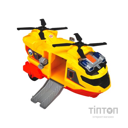 Спецтехніка Dickie Toys Функціональний гелікоптер Служба порятунку з ношами, зі звук. та світл. ефект., 30 см (3306023)
