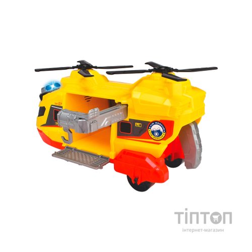 Спецтехніка Dickie Toys Функціональний гелікоптер Служба порятунку з ношами, зі звук. та світл. ефект., 30 см (3306023)