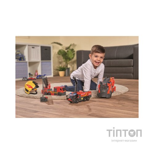 Спецтехніка Dickie Toys Пожежна машина Сканія з телескопічною драбиною, зі звуком і світловими ефектами 35 см (3716017)