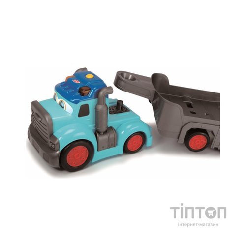 Спецтехніка Dickie Toys Вантажівка АВС "Тедді" зі звук. та світл. ефектами, з причепом та машинкою, 60 см (4119002)