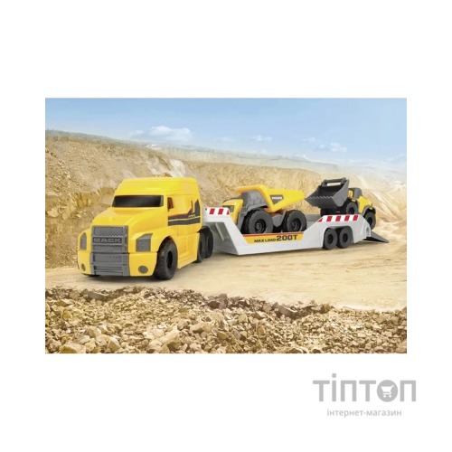 Спецтехніка Dickie Toys Вантажівка Мак з технікою Вольво (3725005)